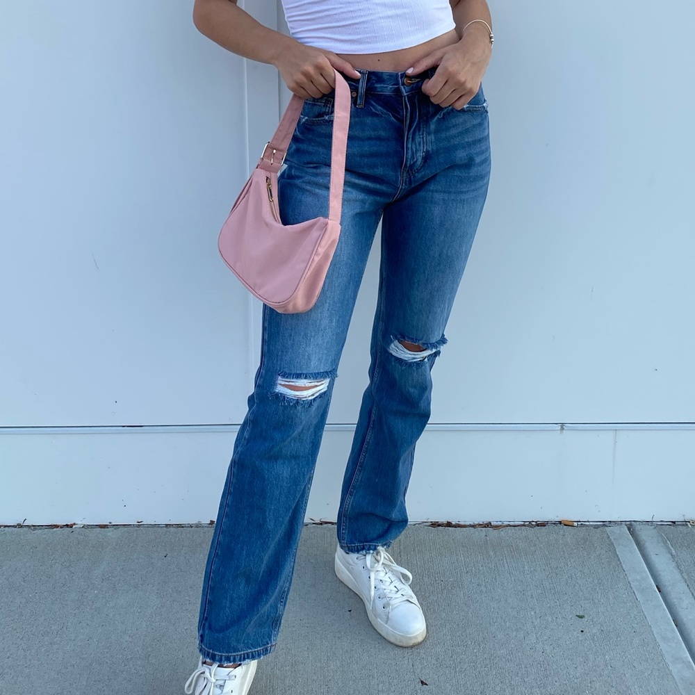 BOHME Straight distressed Jeans